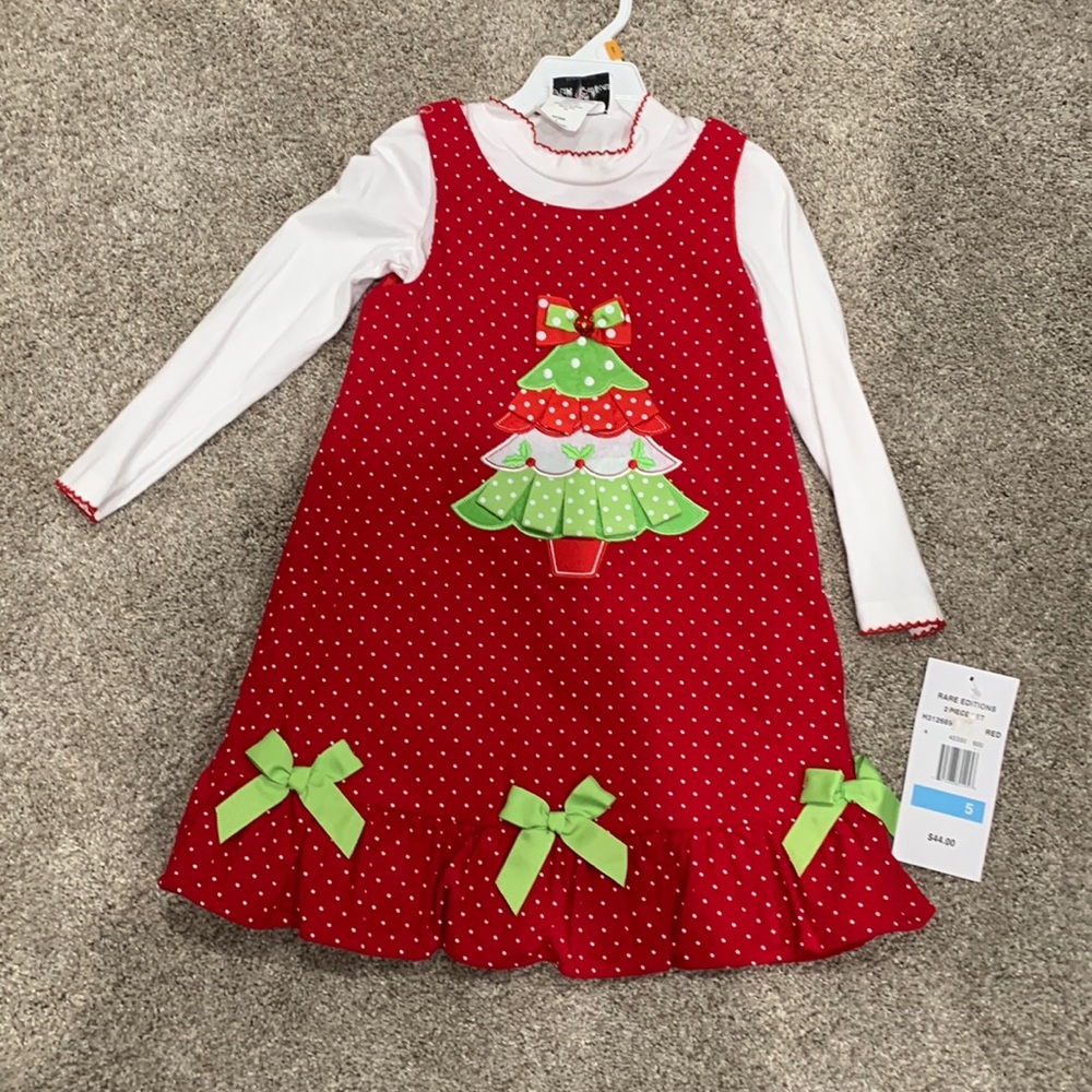 Little girls Christmas dress